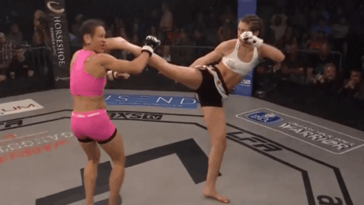 Le grand espoir Sabina Mazo claque le KO sur un head-kick surpuissant