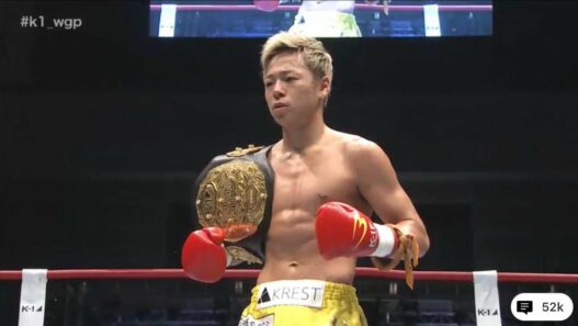 Takeru en mode taulier au K-1 World Grand Prix