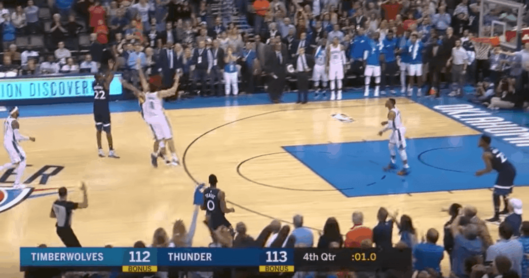 Andrew Wiggins Thunder buzzer