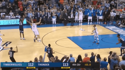 Andrew Wiggins Thunder buzzer