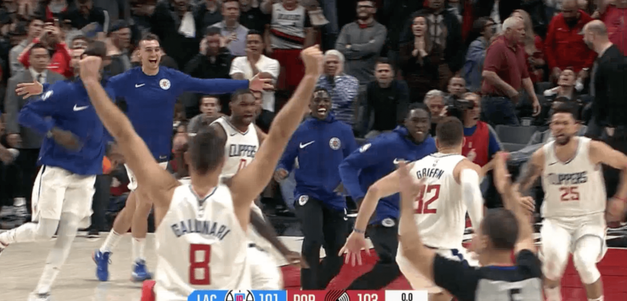 Blake Griffin Blazers buzzer beater Clippers