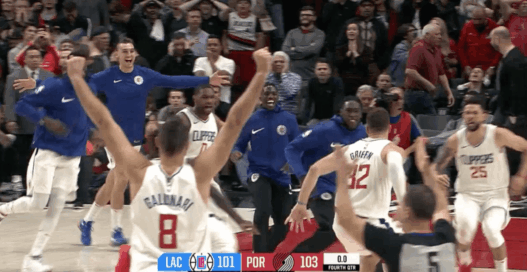 Blake Griffin Blazers buzzer beater Clippers