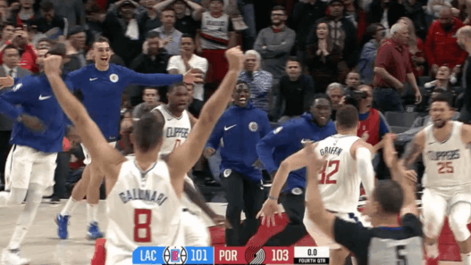 Blake Griffin Blazers buzzer beater Clippers