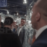 Après la Conférence de Presse, Michael Bisping et GSP séparés en backstage