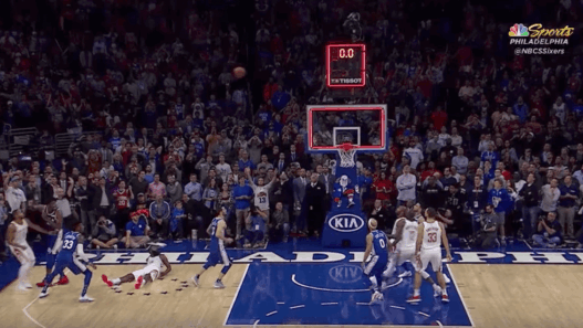 Eric Gordon Philadelphia Sixers buzzer