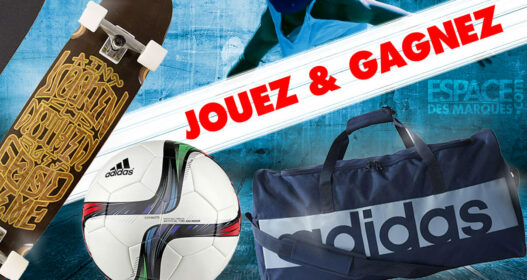 Concours La Sueur x Espaces des Marques - Longboard, Ballon de Foot et Sac de Sport à gagner