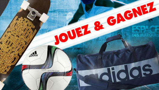 Concours La Sueur x Espaces des Marques - Longboard, Ballon de Foot et Sac de Sport à gagner