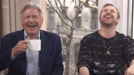 Harrison Ford et Ryan Gosling se tapent des barres en interview