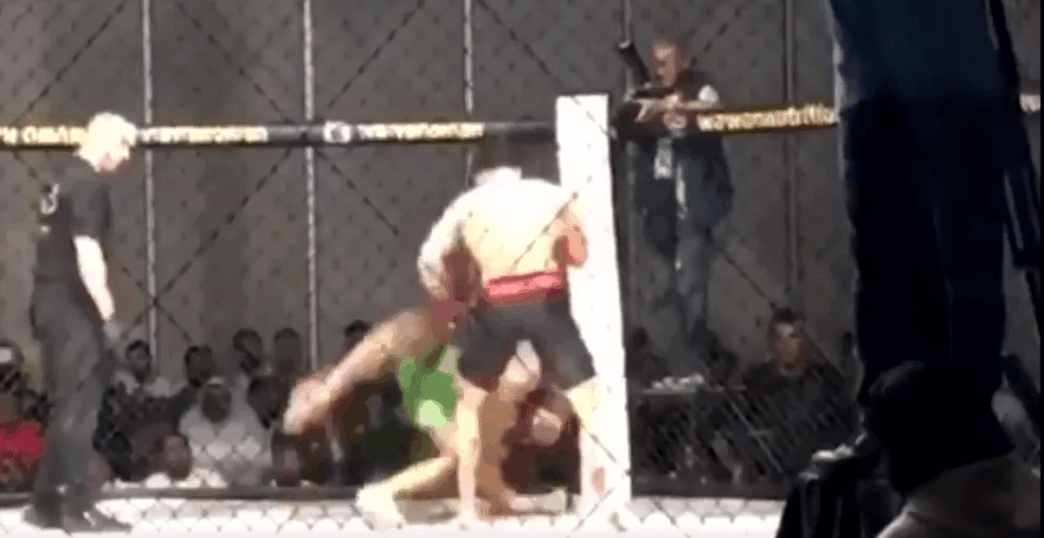 Au sol, Hussam Qashou claque le KO par headkick