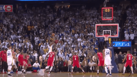 Kevin Durant a manqué le buzzer beater pour quelques centièmes