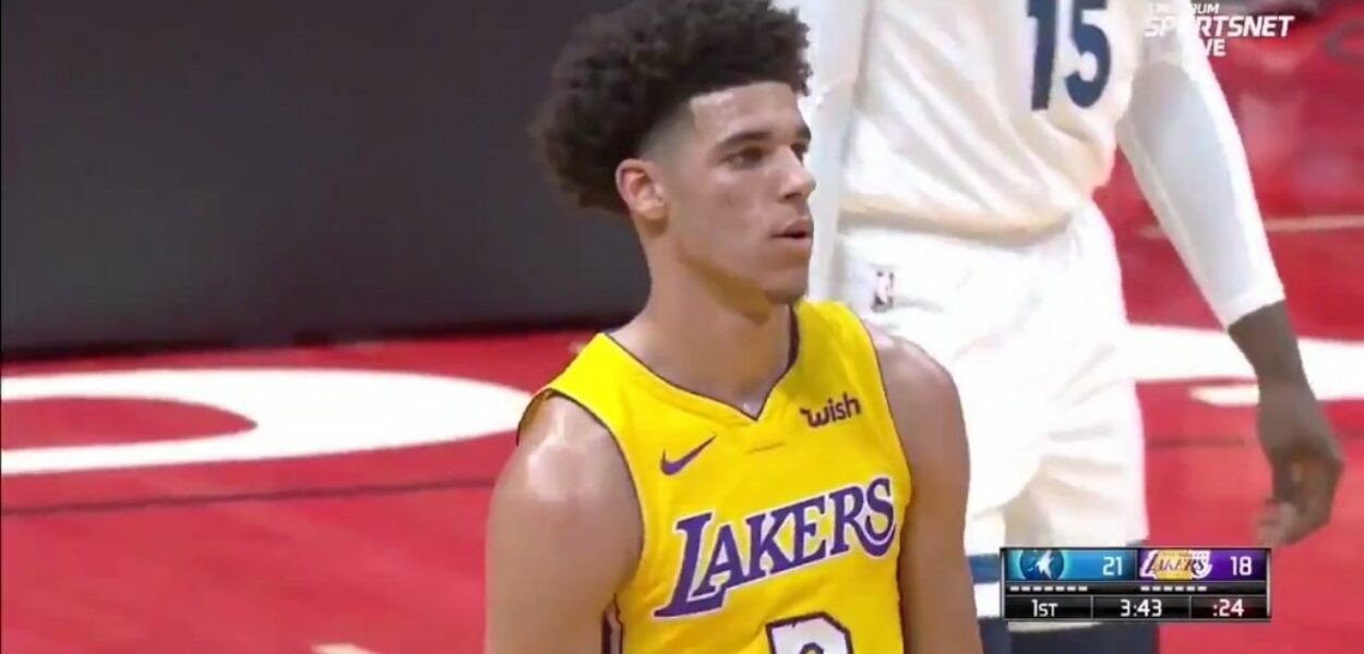 Lakers Wolves Lonzo Ball