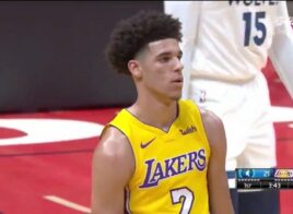 Lakers Wolves Lonzo Ball