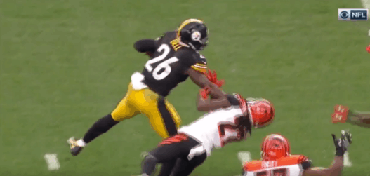 Le gros run Le'Veon Bell qui balance des Bengals comme des gamins