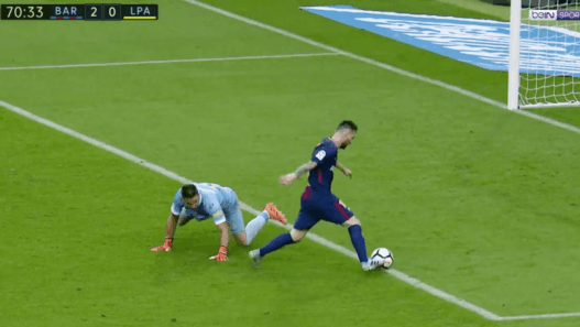 N’oublions pas ce que Messi a fait à Leandro Chichiazola