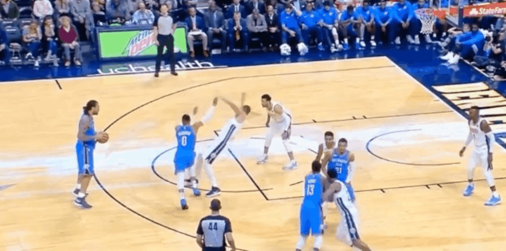 Nikola Jokic Russell Westbrook