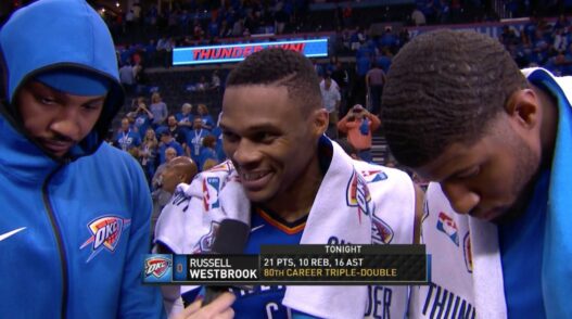 Russell Westbrook démarre par un triple double