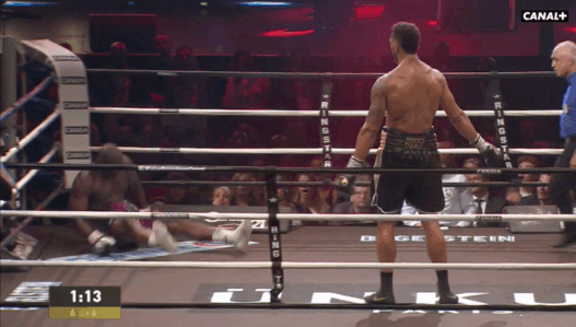 Tony Yoka Jonathan Rice knockdown