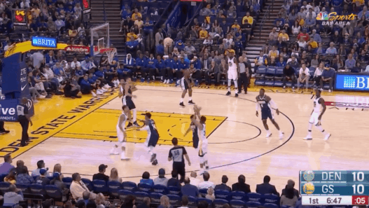 La séquence immonde des Warriors contre les Nuggets