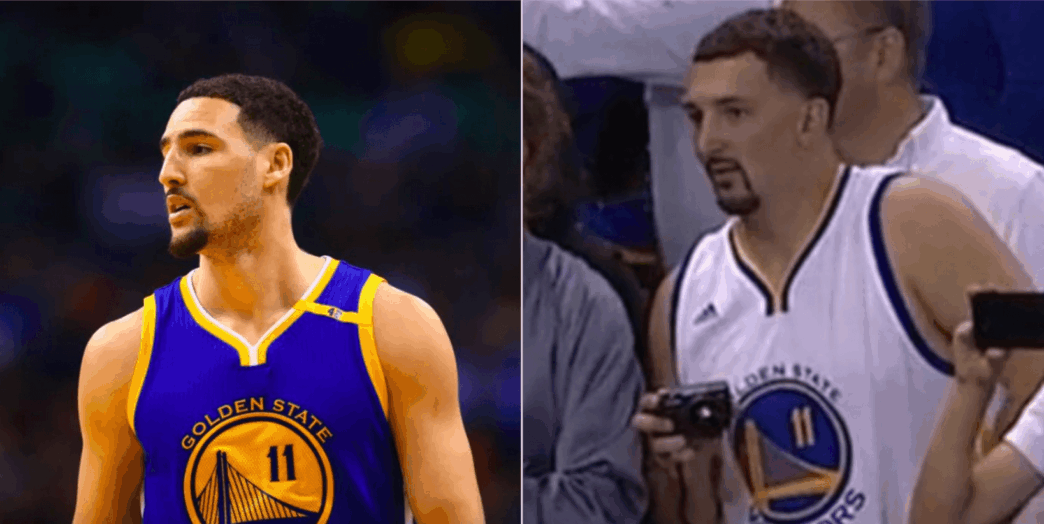 Warriors Rockets fake Klay Thompson