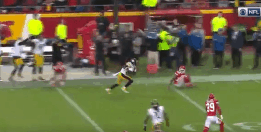 Le gros touchdown d’Antonio Brown pour enterrer les Chiefs