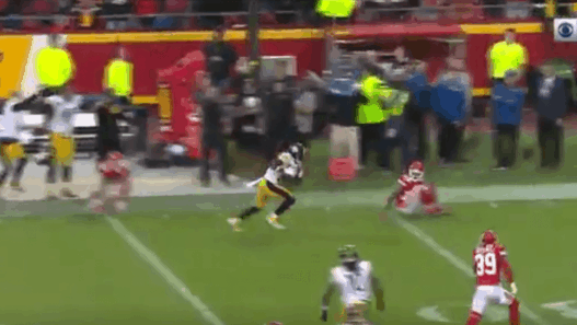 Le gros touchdown d’Antonio Brown pour enterrer les Chiefs