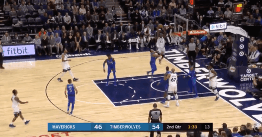 Andrew Wiggins alley oop Mavs