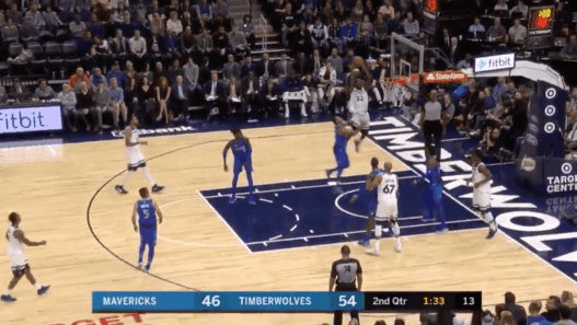 Andrew Wiggins alley oop Mavs