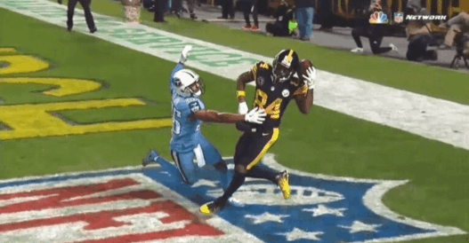 Antonio Brown helmet catch
