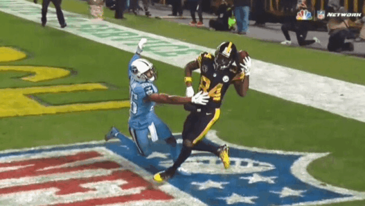 Antonio Brown helmet catch