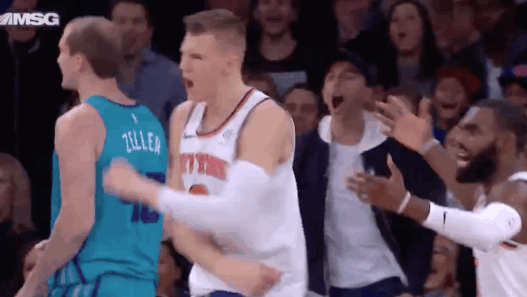 Cody Zeller contre Porzingis