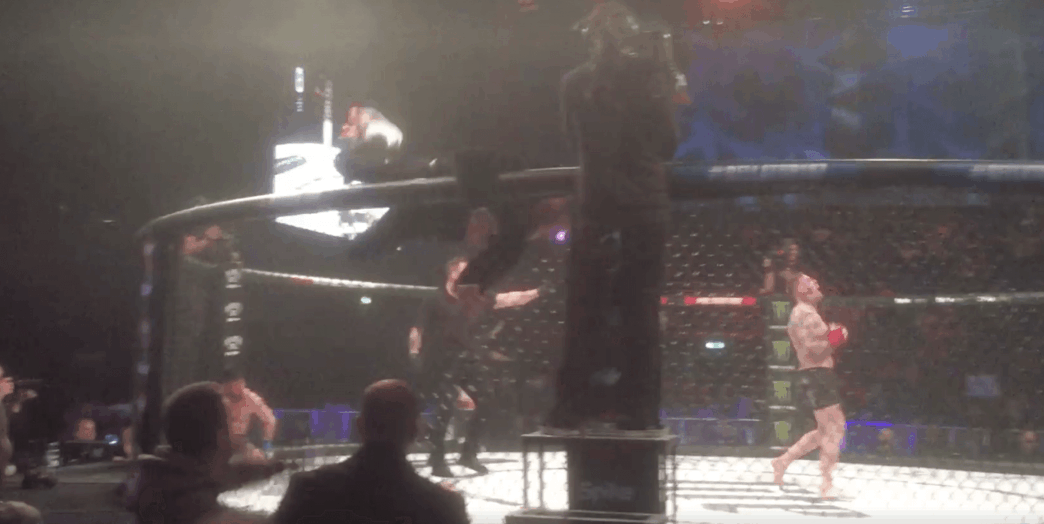 Conor McGregor Bellator 187 arbitre