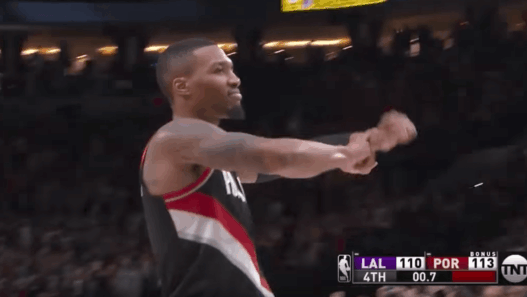 Damian Lillard Lakers 0.7s buzzer