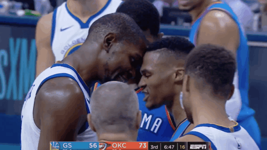 Kevin Durant Russell Westbrook