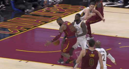 Lance Stephenson LeBron James