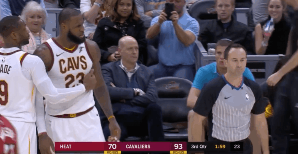 LeBron James ejection