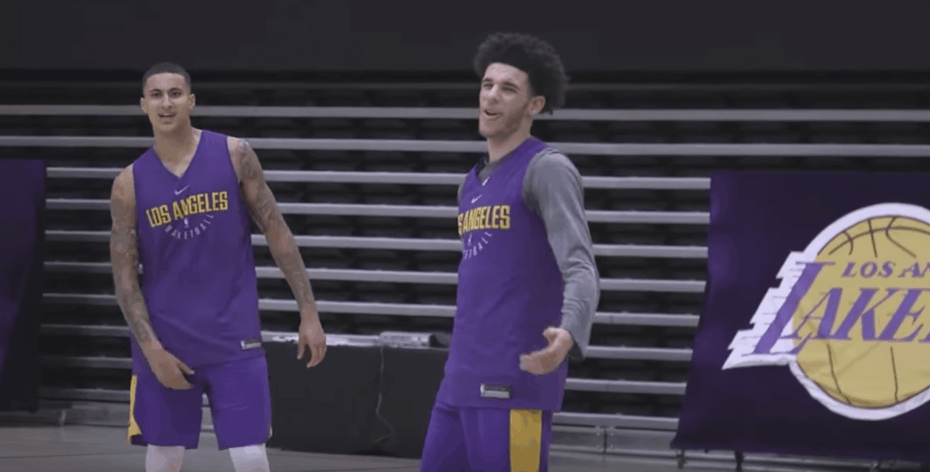 Lonzo Ball Kyle Kuzma 1-contre-1