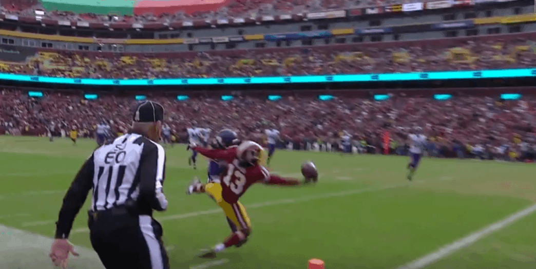 Maurice Harris touchdown