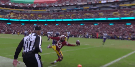 Maurice Harris touchdown