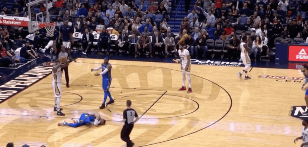 elbow DeMarcus Cousins Westbrook