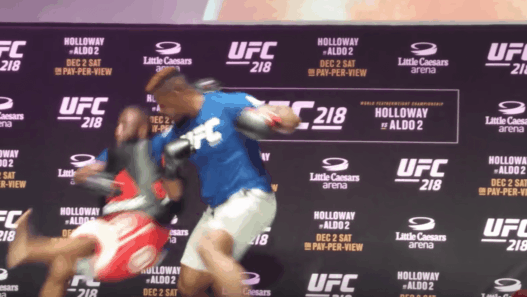 open workout Francis Ngannou UFC 218