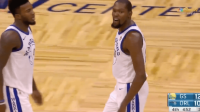 Kevin Durant ejected Magic