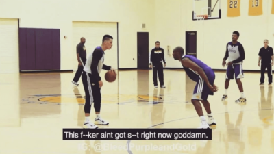 Kobe Bryant Lakers entrainement