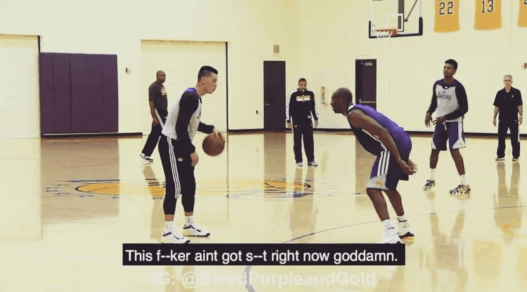 Kobe Bryant Lakers entrainement