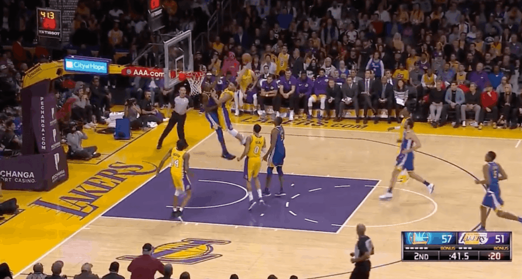 Larry Nance Jr. Lakers Kevin Durant