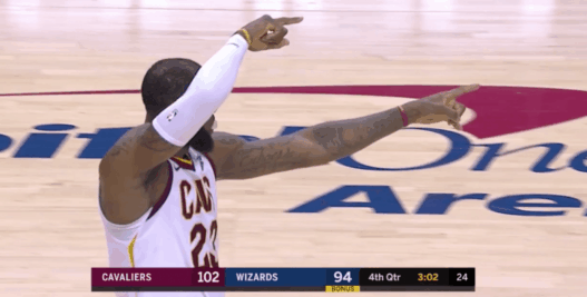 LeBron James Cavs Mike Scott