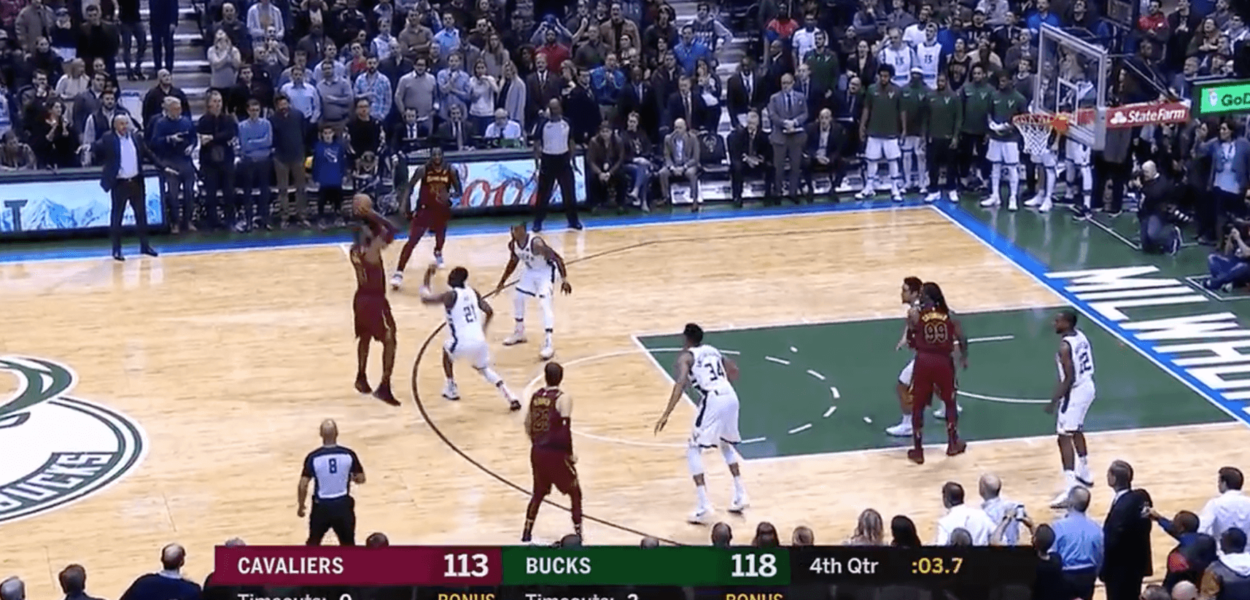 LeBron James Giannis Antetokounmpo Bucks Cavs clutch