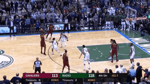 LeBron James Giannis Antetokounmpo Bucks Cavs clutch