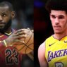 LeBron James Lonzo Ball