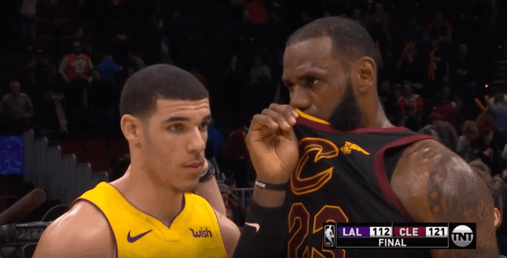 Lonzo Ball LeBron triple double