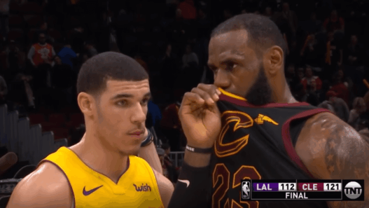 Lonzo Ball LeBron triple double